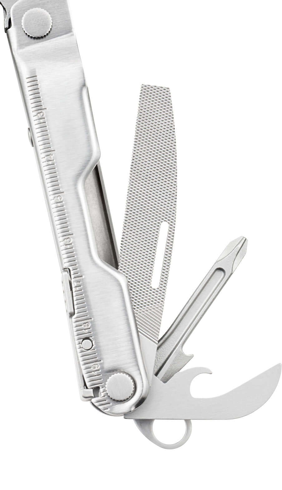 File, Screwdriver, bottle opener - 16-in1 Stainless Steel Multi-Tool by Leatherman