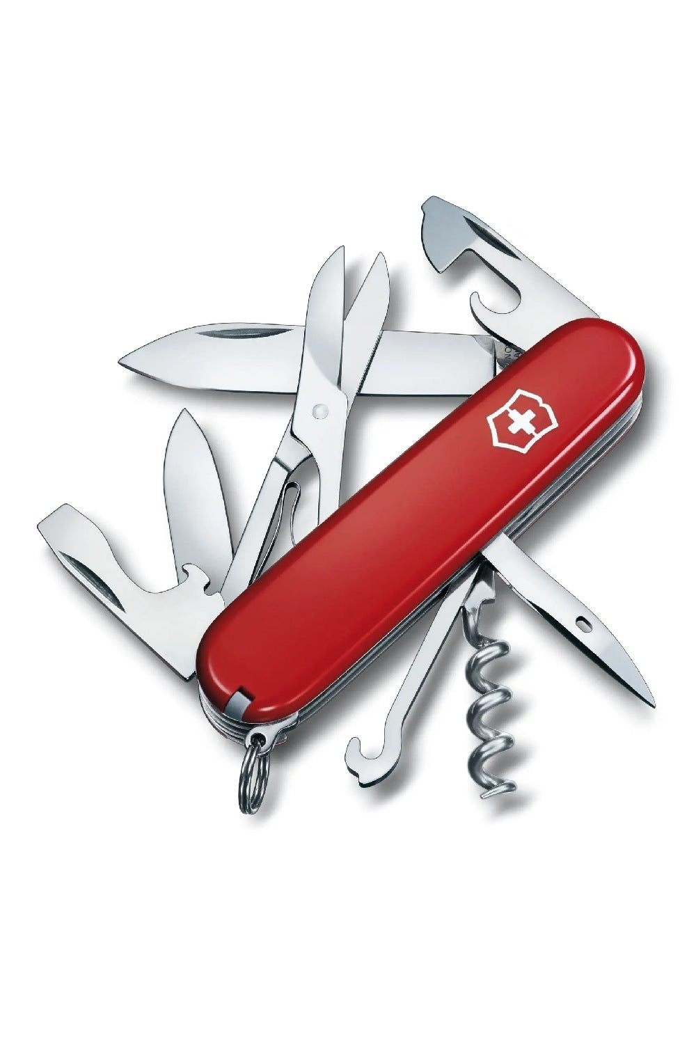Victorinox Climber Swiss Army Medium Pocket Knife for Climbing in Red