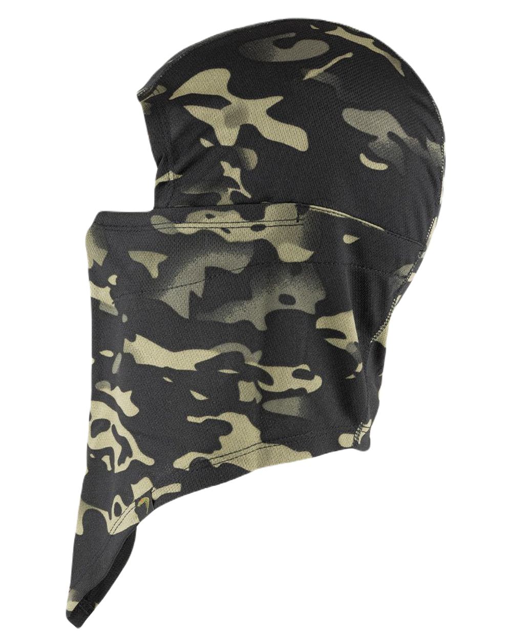VCAM Black Coloured Viper Covert Balaclava on white background