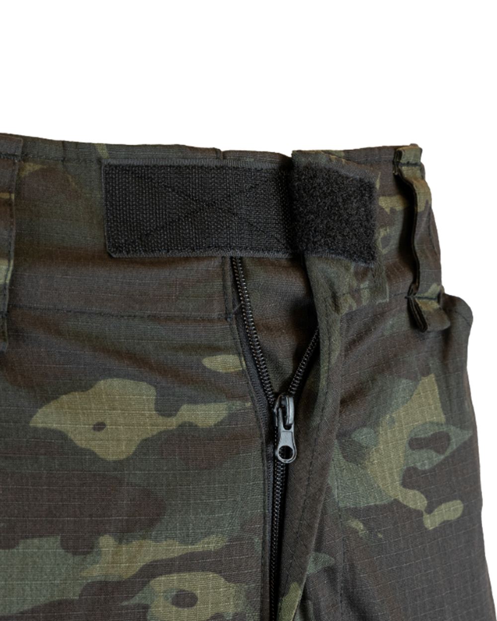 VCAM Black Coloured Viper Elite Trousers Gen2 on white background