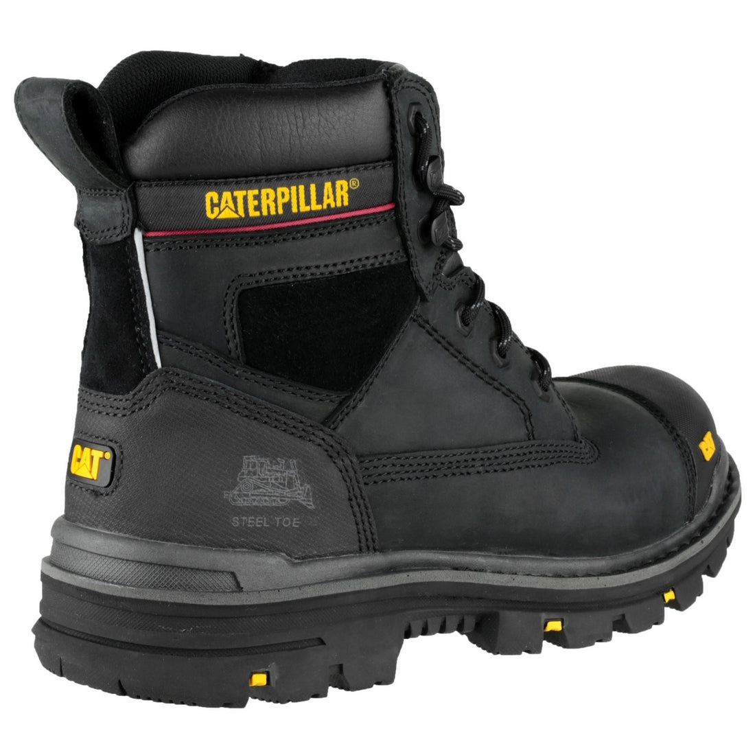 Caterpillar Gravel 6" Safety Boot in Black