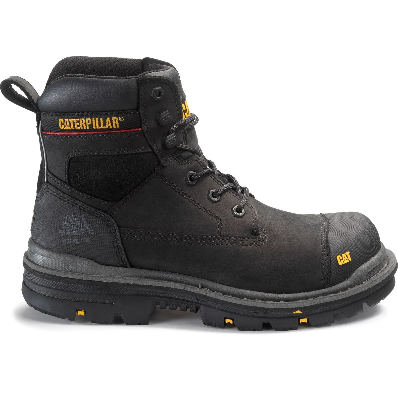Caterpillar Gravel 6" Safety Boot in Black