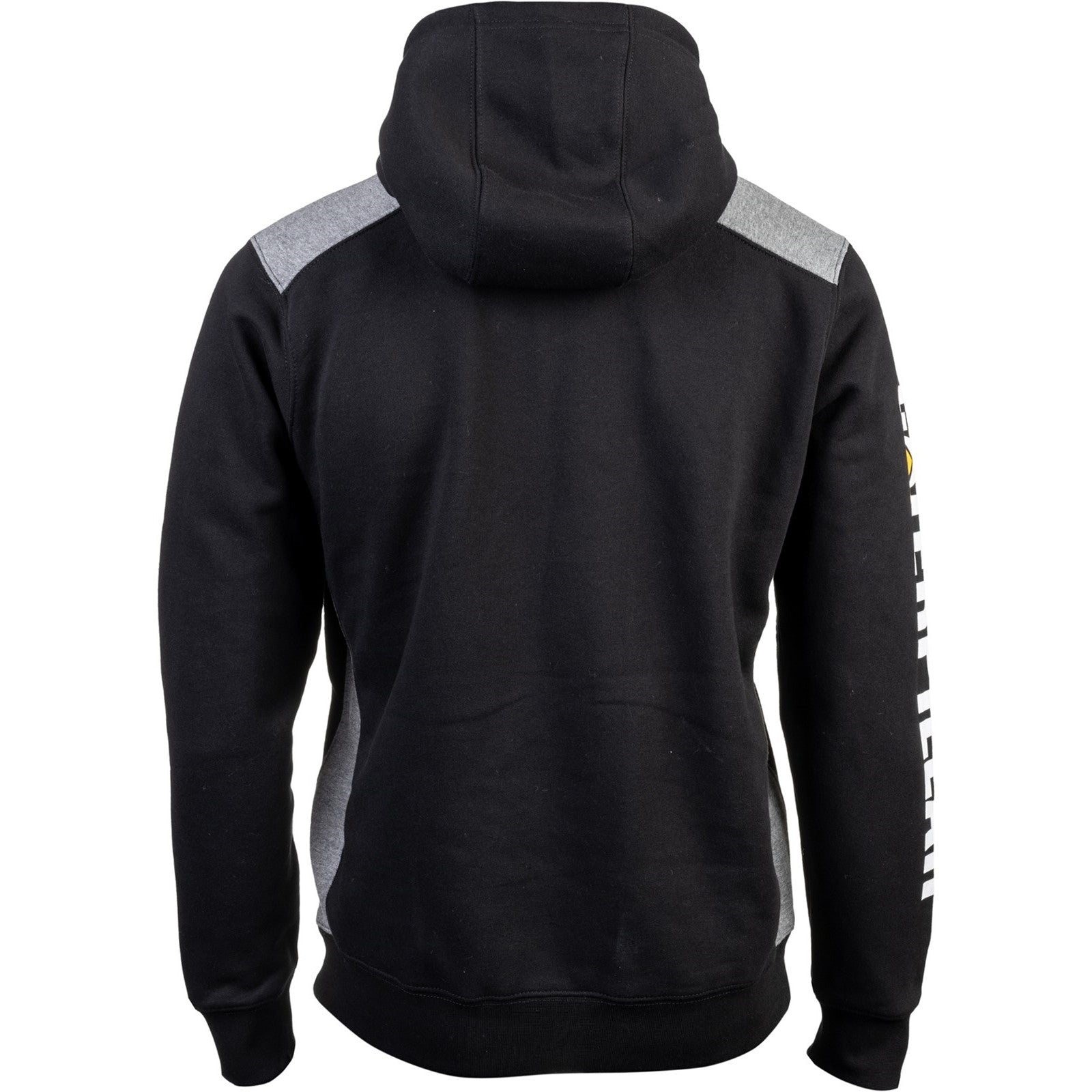 Caterpillar Logo Panel Hooded Sweatshirt in Black