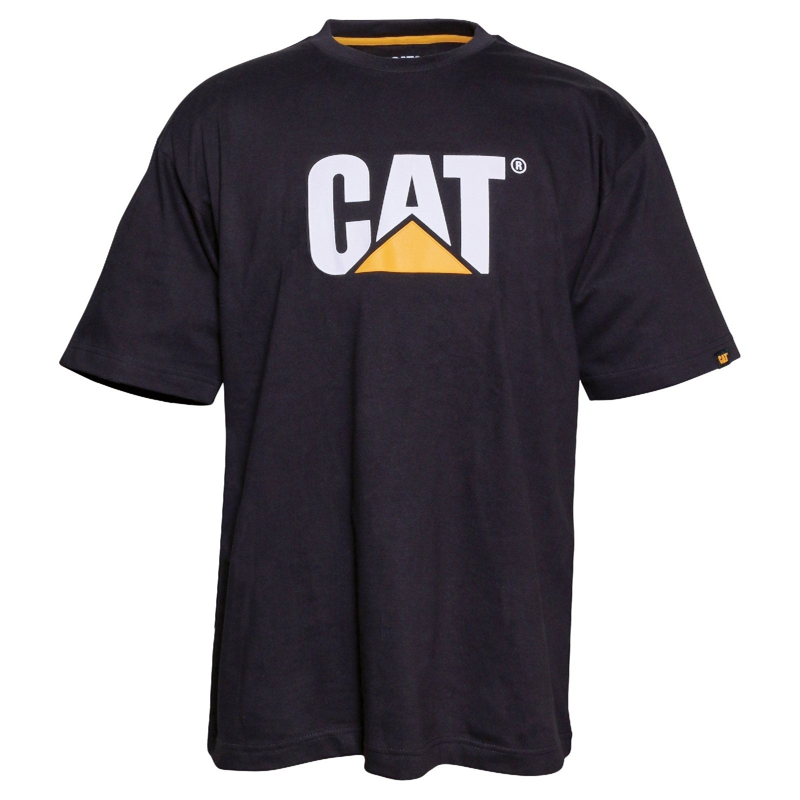Caterpillar Trademark Logo T Shirt in Black