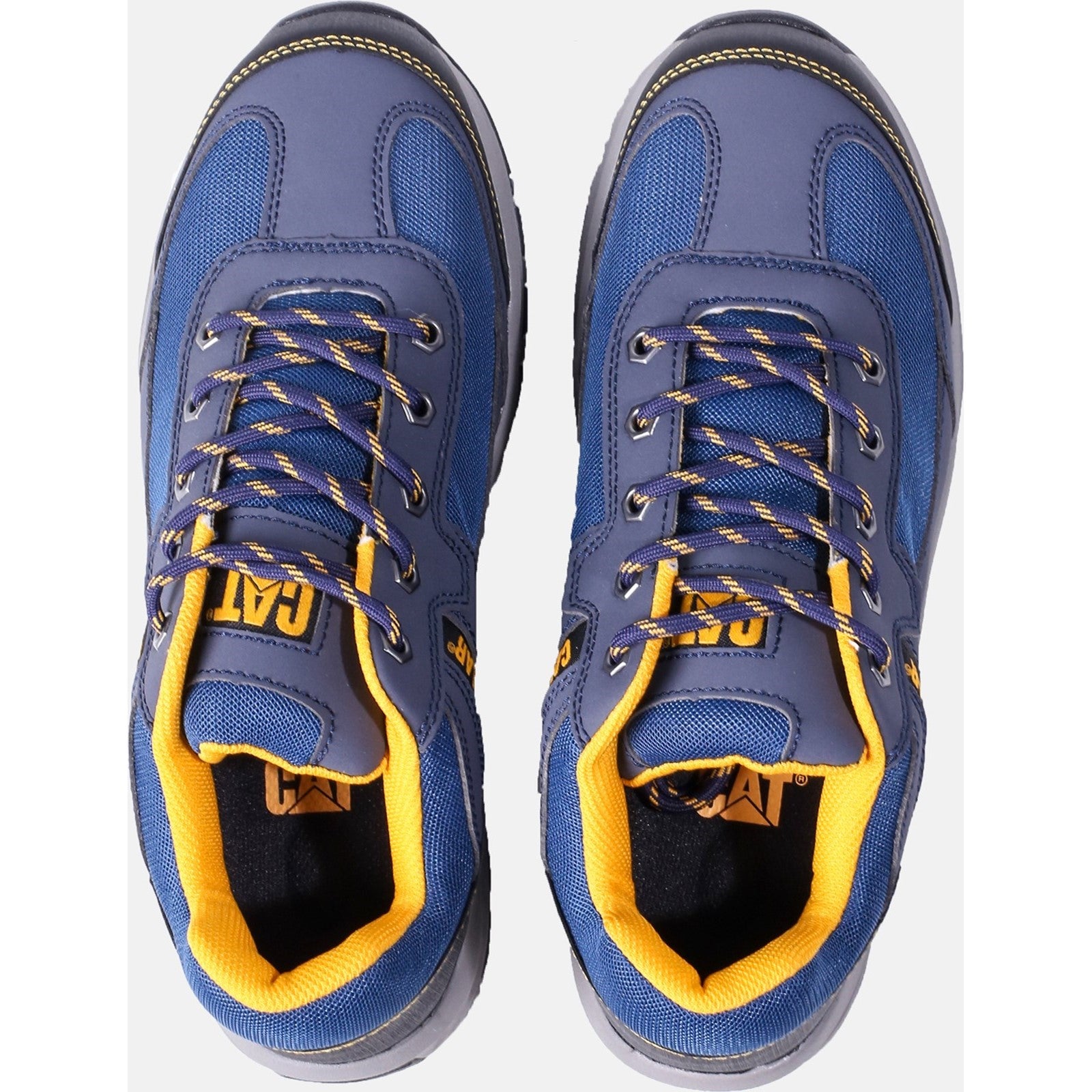 Caterpillar Elmore Safety Trainer in Grey in Navy