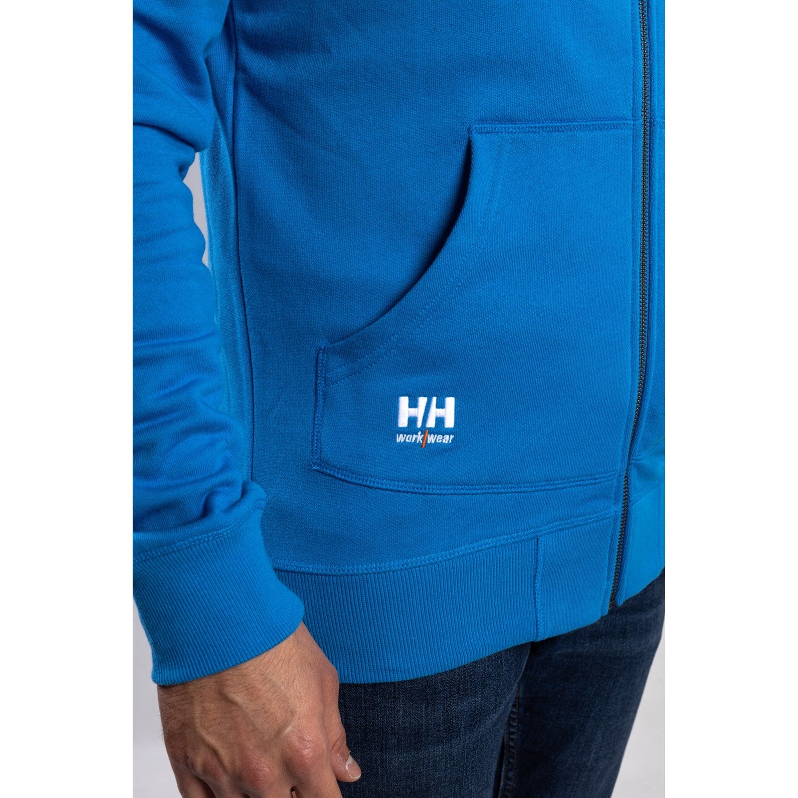 Helly Hansen Oxford Zip Hoodie in Racer Blue