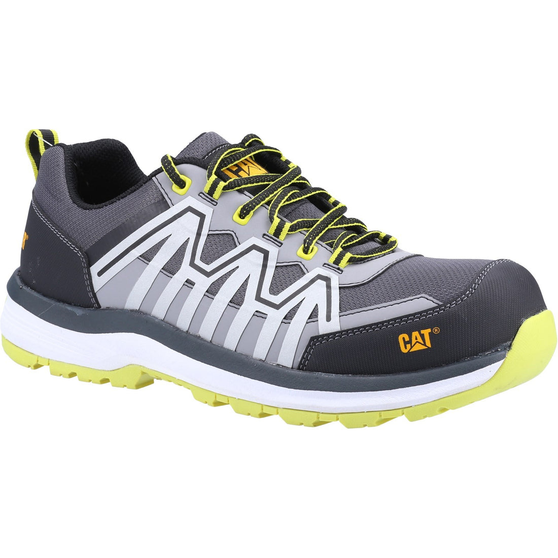 Caterpillar Charge S3 Safety Trainer in Black/Lime Green