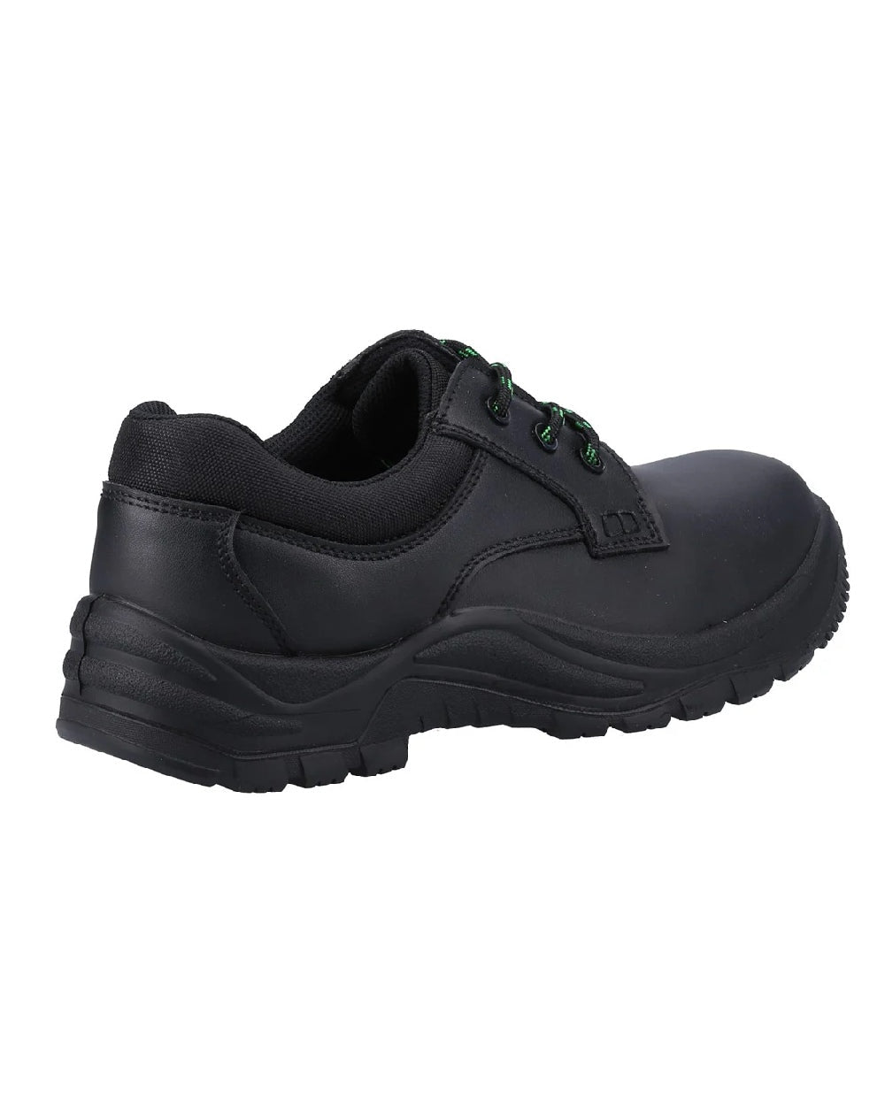 Black coloured Amblers Safety AS504 Aspen S1 SRC Safety Shoes on white background