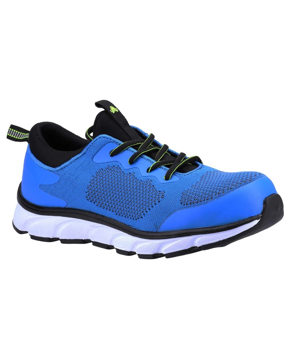 Blue coloured Amblers Safety Mens AS718 S1P SRA Safety Trainers on white background 