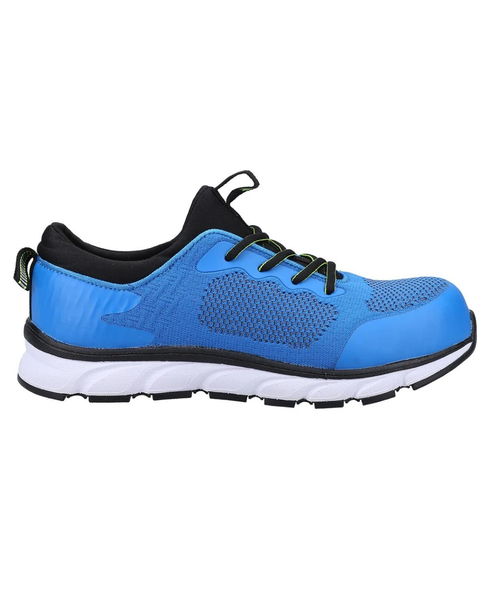 Blue coloured Amblers Safety Mens AS718 S1P SRA Safety Trainers on white background 