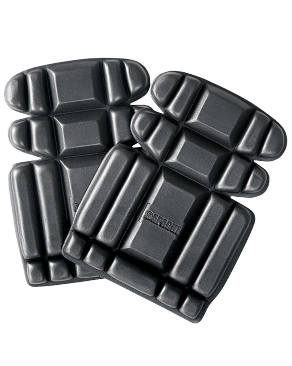 Black Coloured Apache Apknee Knee Pads on white background 