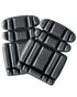 Black Coloured Apache Apknee Knee Pads on white background 
