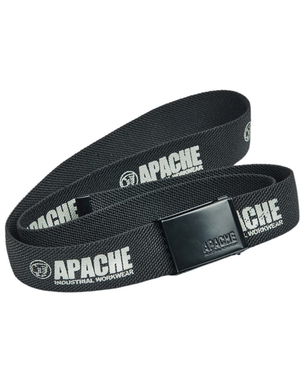 Black Coloured Apache Horizon Belt on white background 