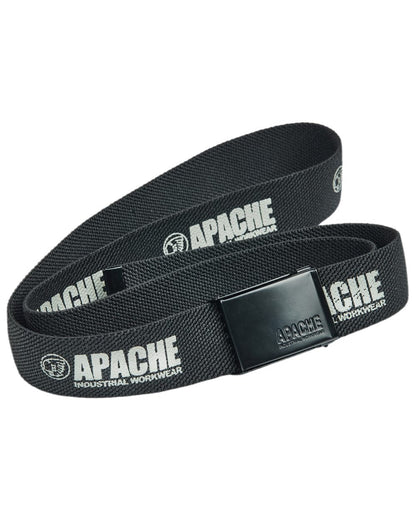 Black Coloured Apache Horizon Belt on white background 