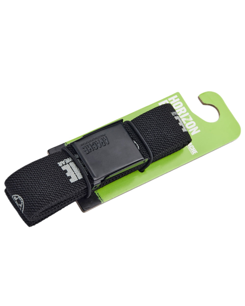 Black Coloured Apache Horizon Belt on white background 