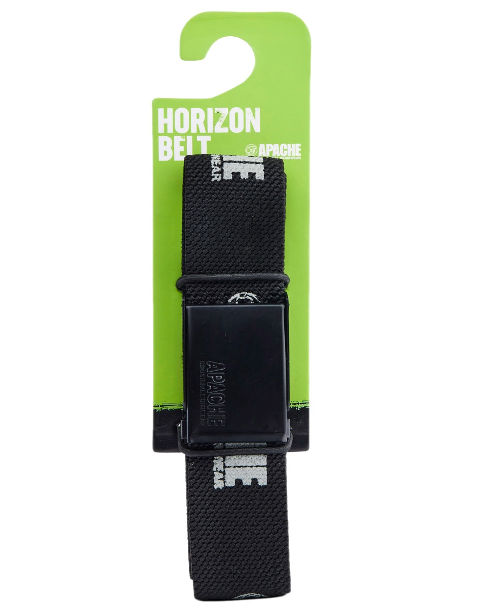 Black Coloured Apache Horizon Belt on white background 