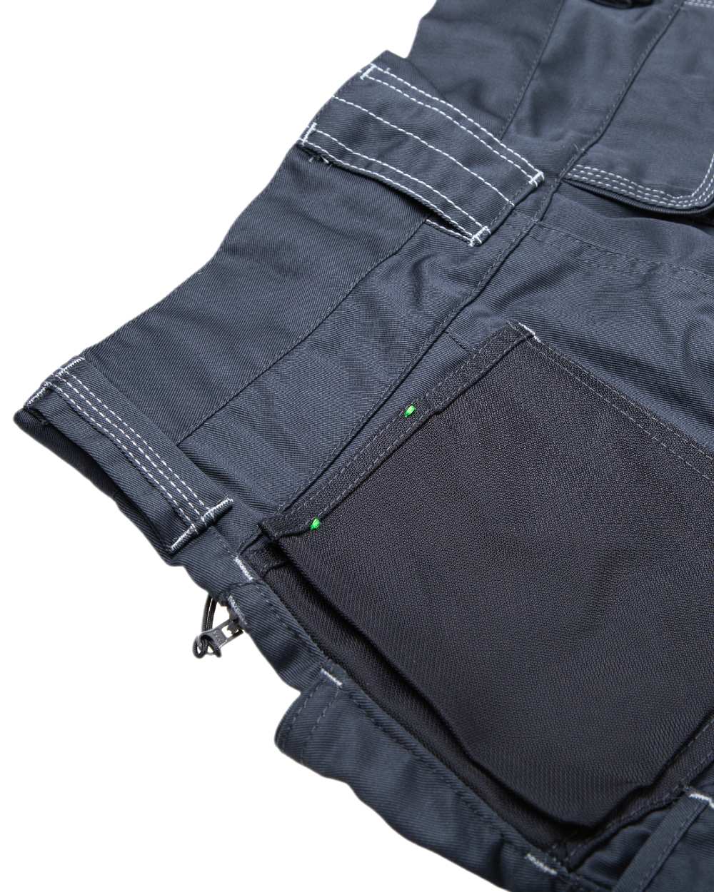 Grey Coloured Apache Mens ATS Cargo Shorts on white background 