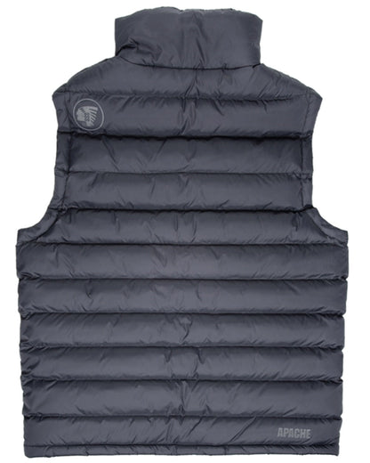 Black Coloured Apache Mens ATS Gilet on white background 