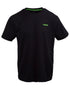 Black Coloured Apache Mens Delta T-Shirt on white background 