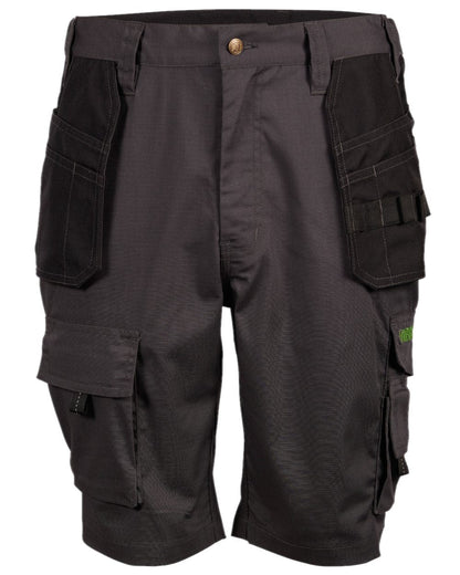 Grey Coloured Apache Mens Holster Pocket Shorts on white background 