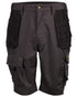 Grey Coloured Apache Mens Holster Pocket Shorts on white background 