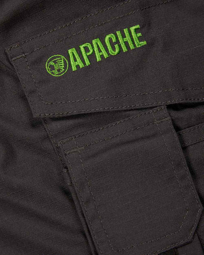 Grey Coloured Apache Mens Holster Pocket Shorts on white background 