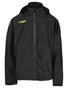 Black Coloured Apache Mens Ottawa Stretch Waterproof Jacket on white background 