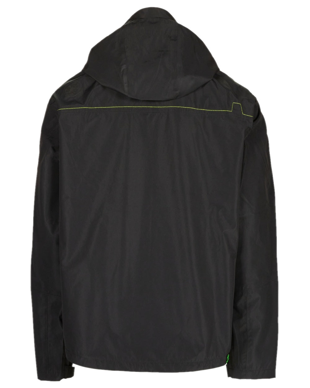 Black Coloured Apache Mens Ottawa Stretch Waterproof Jacket on white background 