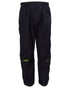 Black Coloured Apache Mens Quebec Waterproof Over Trousers on white background 