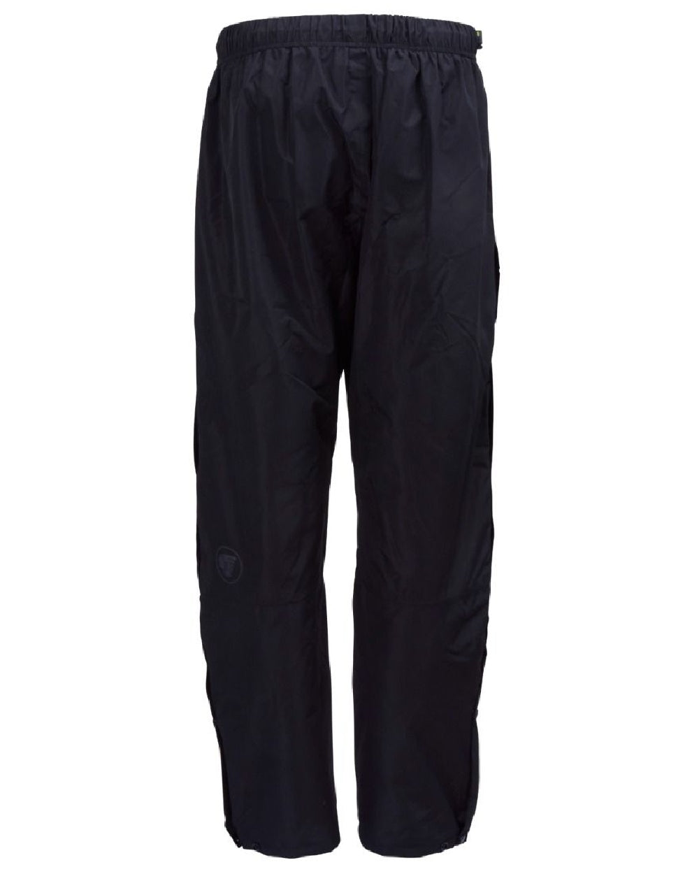 Black Coloured Apache Mens Quebec Waterproof Over Trousers on white background 