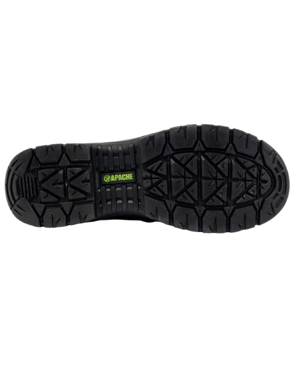 Black Coloured Apache Mens Brooks Recycled Leather Dealer Boots on white background 