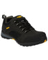 Black Coloured Apache Mens Safety Trainers on white background 