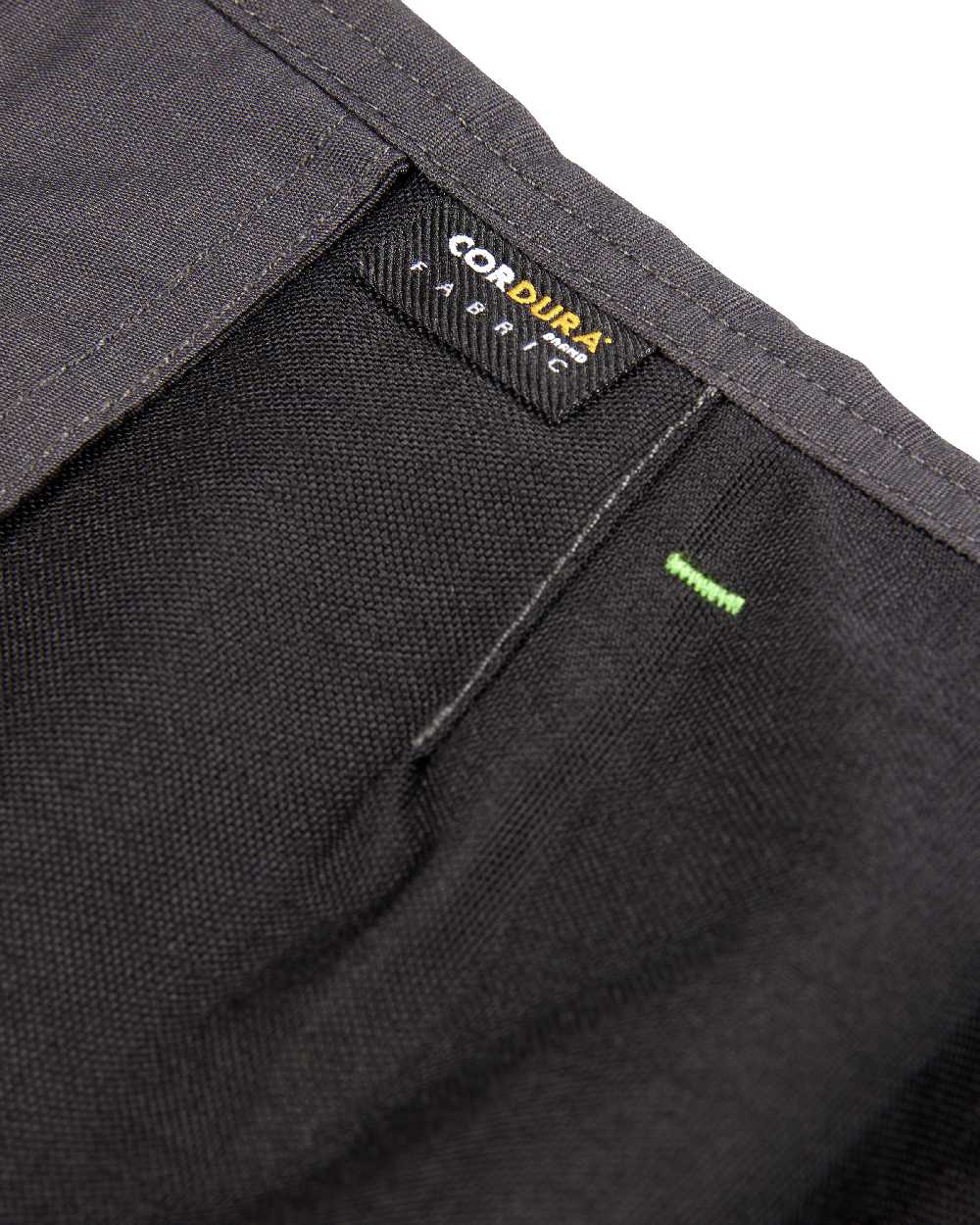 Grey Black Coloured Apache Mens Sudbury Stretch Slim Fit Trousers on white background 