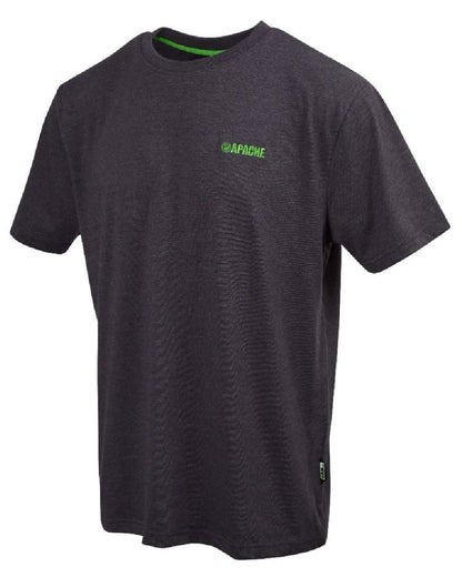 Charcoal Grey Coloured Apache Mens Vancouver Lightweight T-Shirt on white background 