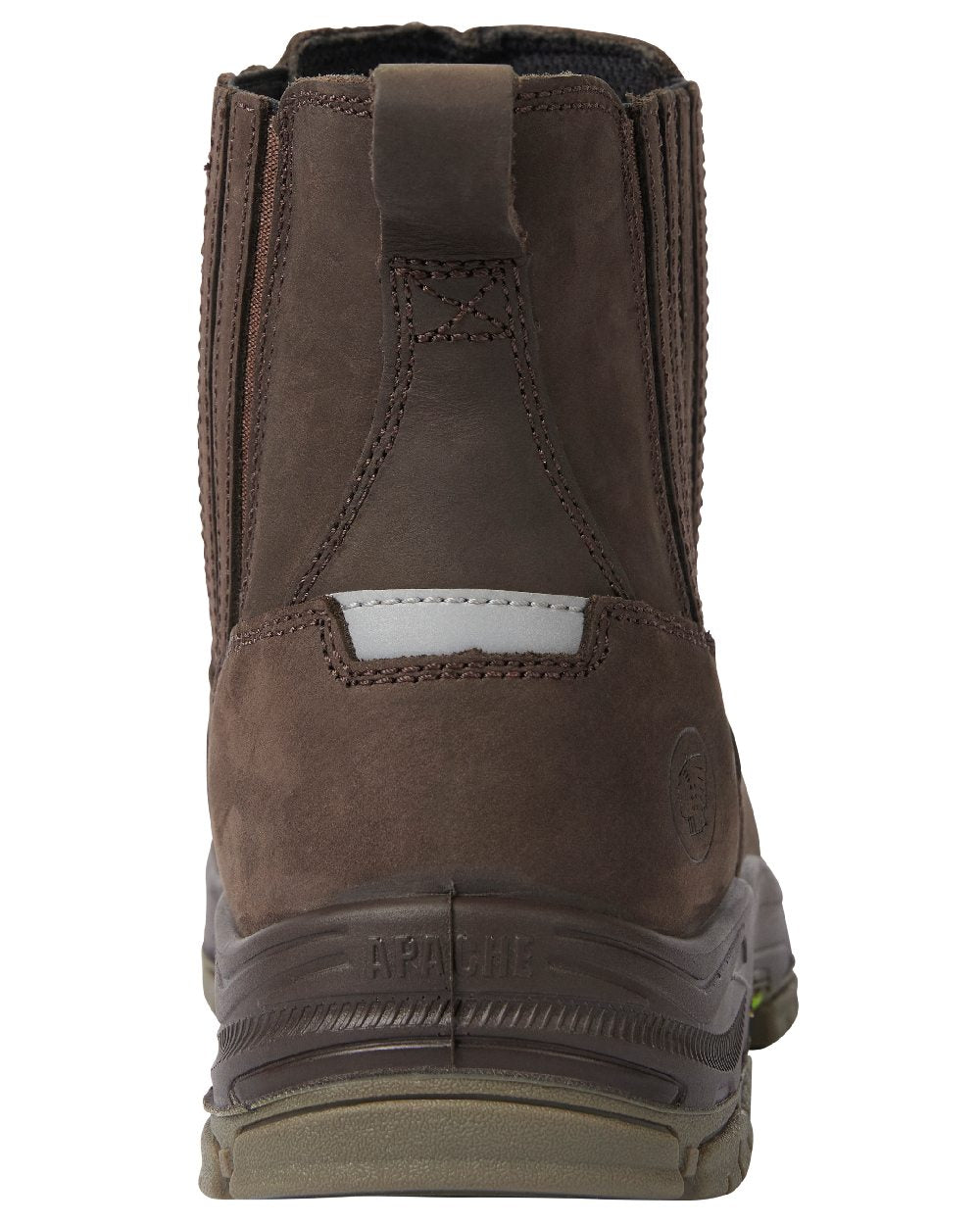 Brown Coloured Apache Mens Wabana Water Resistant Dealer Boots on white background 