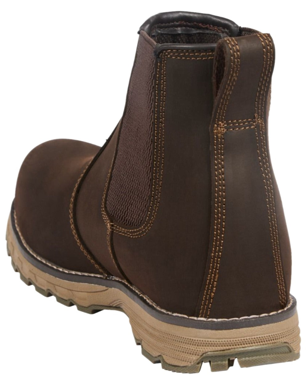 Brown Coloured Apache Mens Water Resistant Flyweight Dealer Boots on white background 