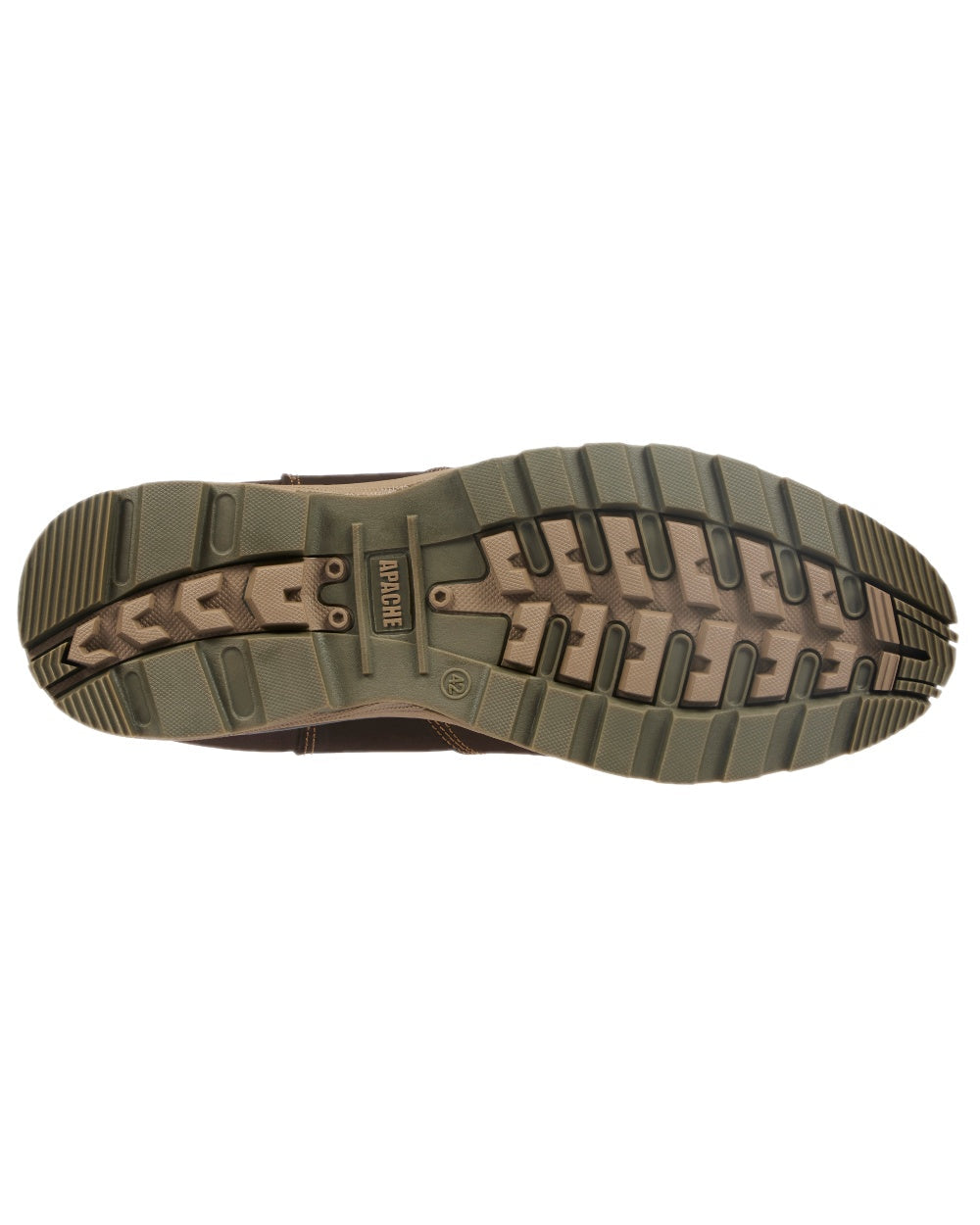 Brown Coloured Apache Mens Water Resistant Flyweight Dealer Boots on white background 