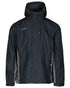 Black Charcoal Coloured Apache Mens Welland Waterproof Jacket on white background 