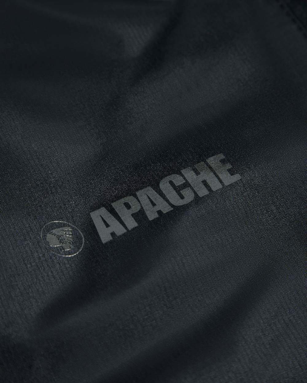 Black Charcoal Coloured Apache Mens Welland Waterproof Jacket on white background 