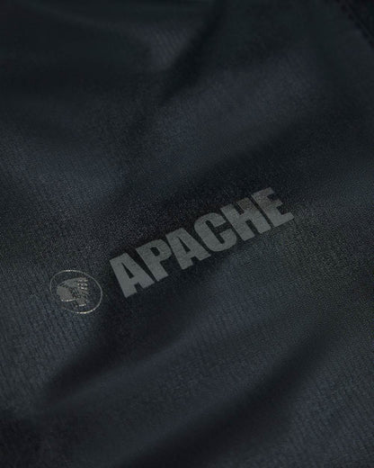Black Charcoal Coloured Apache Mens Welland Waterproof Jacket on white background 