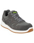 Charcoal Grey Coloured Apache Mens Winnipeg Suede Safety Trainer Shoes on white background 