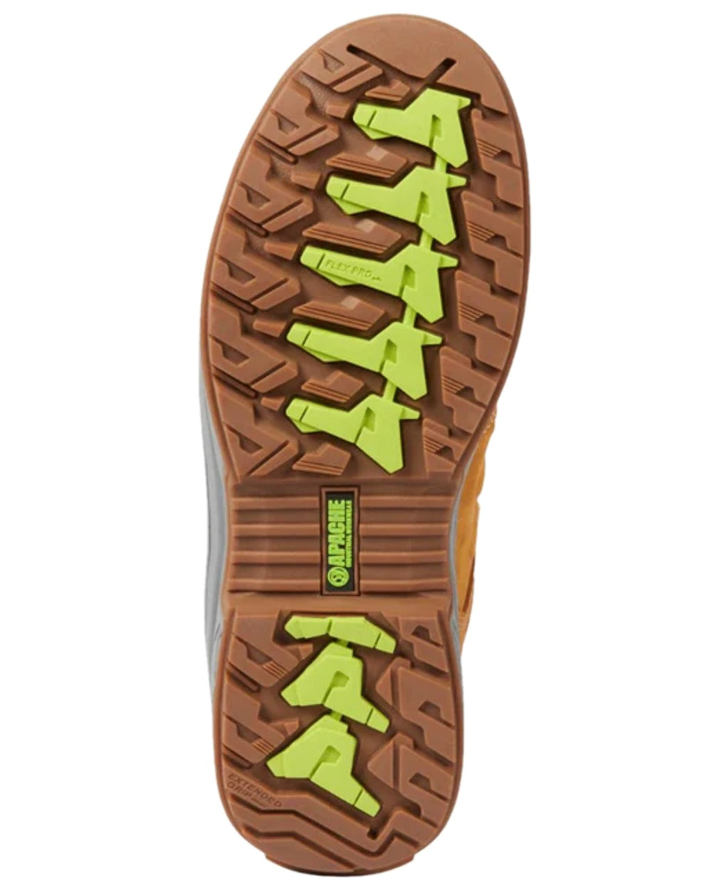 Wheat Coloured Apache Moose Jaw Leather Waterproof Safety Boots on white background 
