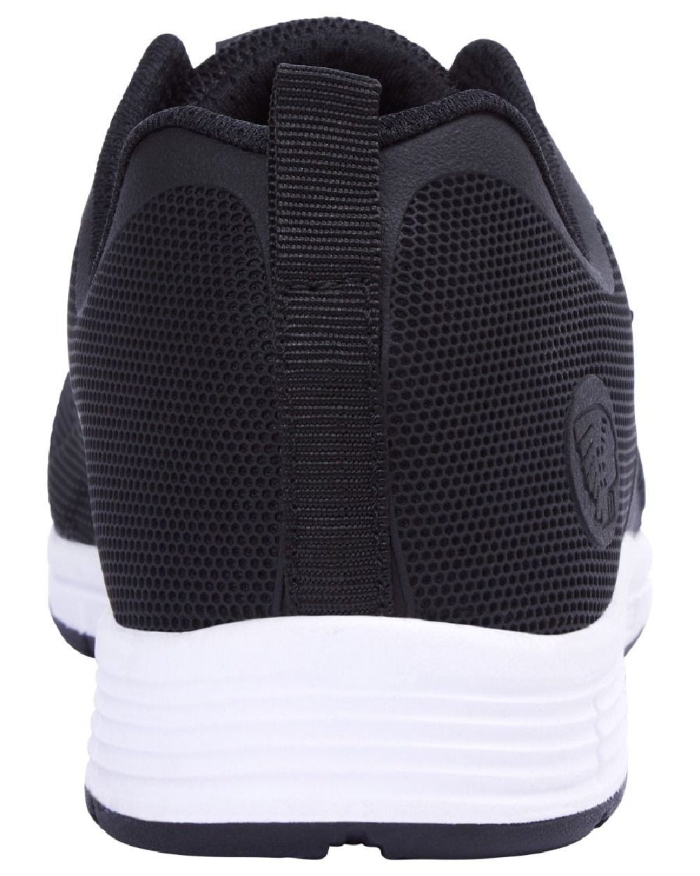 Black Coloured Apache Vault Lightweight Sports Trainer Shoes on white background 