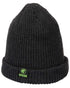 Charcoal Grey Coloured Apache Dawson Beanie Hat on white background 