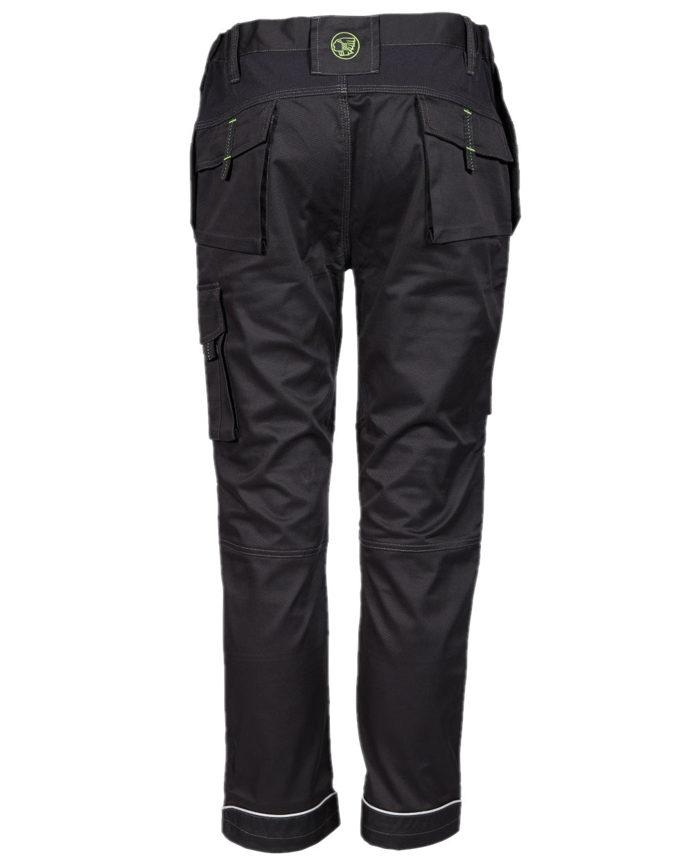 Black Coloured Apache Mens APKHT Two Holster Trousers on white background 