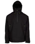 Black Coloured Apache Mens White Rock Rain Jacket on white background 