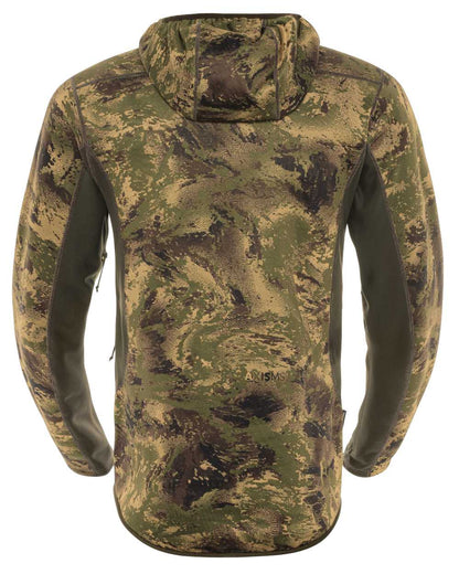 Axis Forest Coloured Harkila Deer Stalker Camo Fleece Hoodie On A White Background