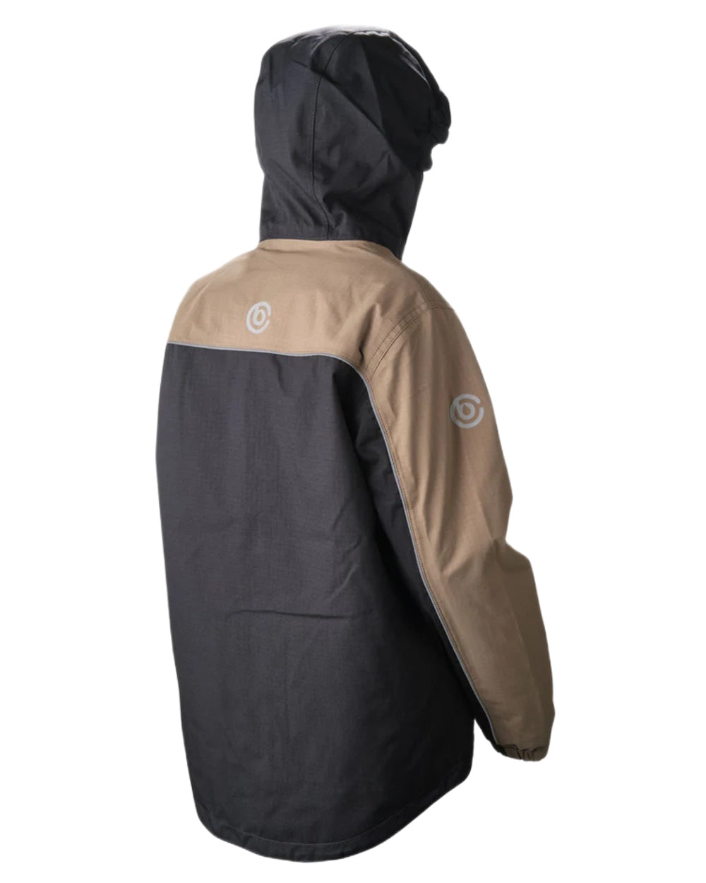 Black Mushroom coloured Betacraft Childrens ISOJNR Jacket on white background 