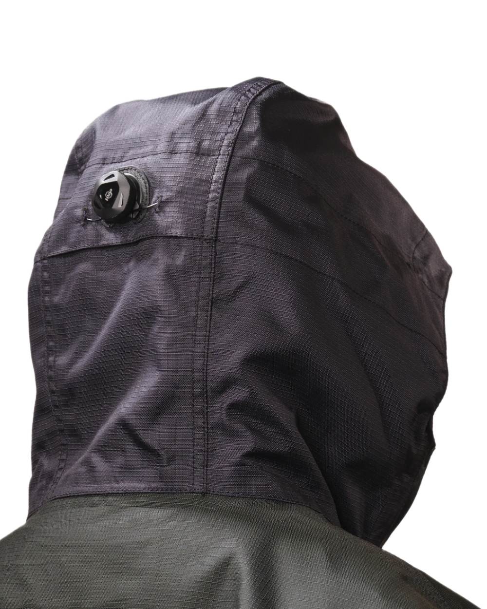 Black Moss coloured Betacraft ISO940 Eco Elite Parka on white background 