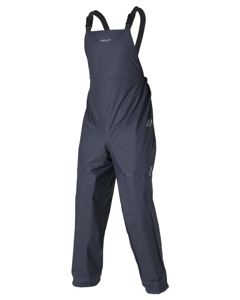 Navy coloured Betacraft Mens Techniflex Bib Overtrousers on white background